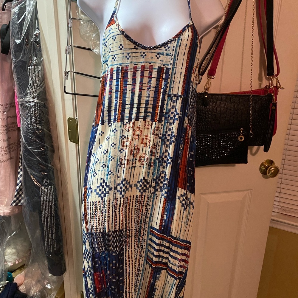 REDUCED KarenKane Patchwork Dress T - Back - Picture 3 of 5